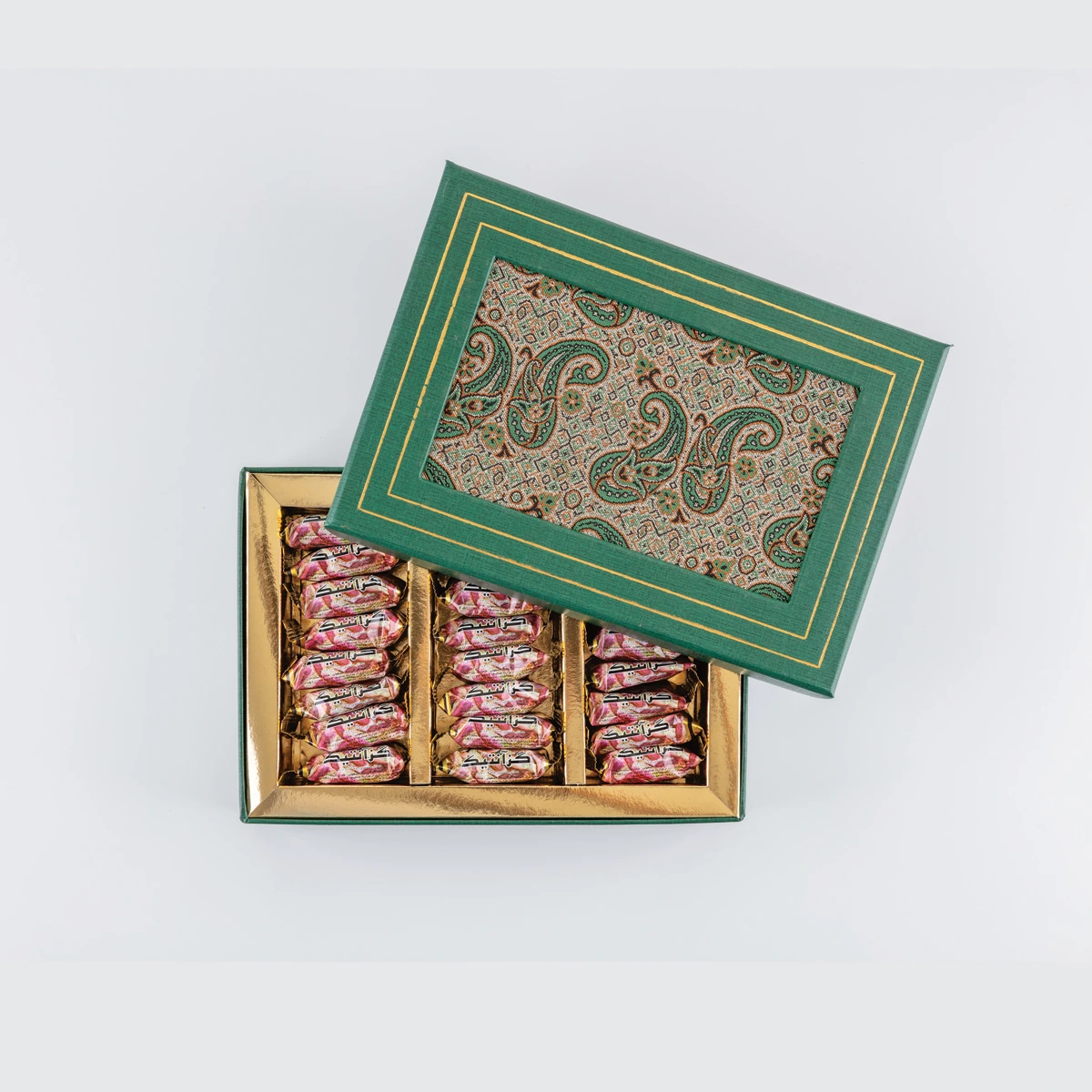 جعبه کادویی ترمه کوچک آنتیک