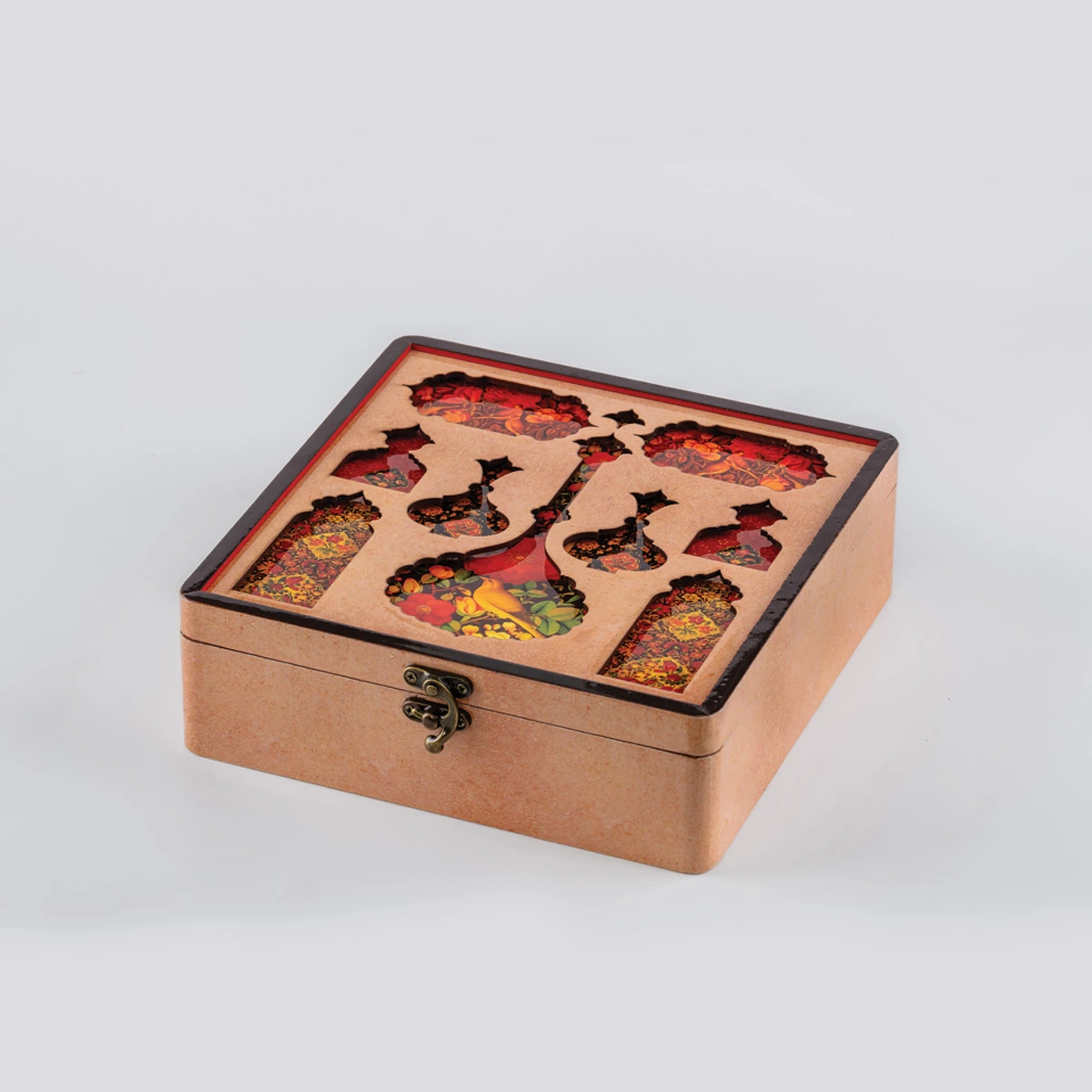 جعبه کادویی دکوپاژ تنگ بری آنتیک