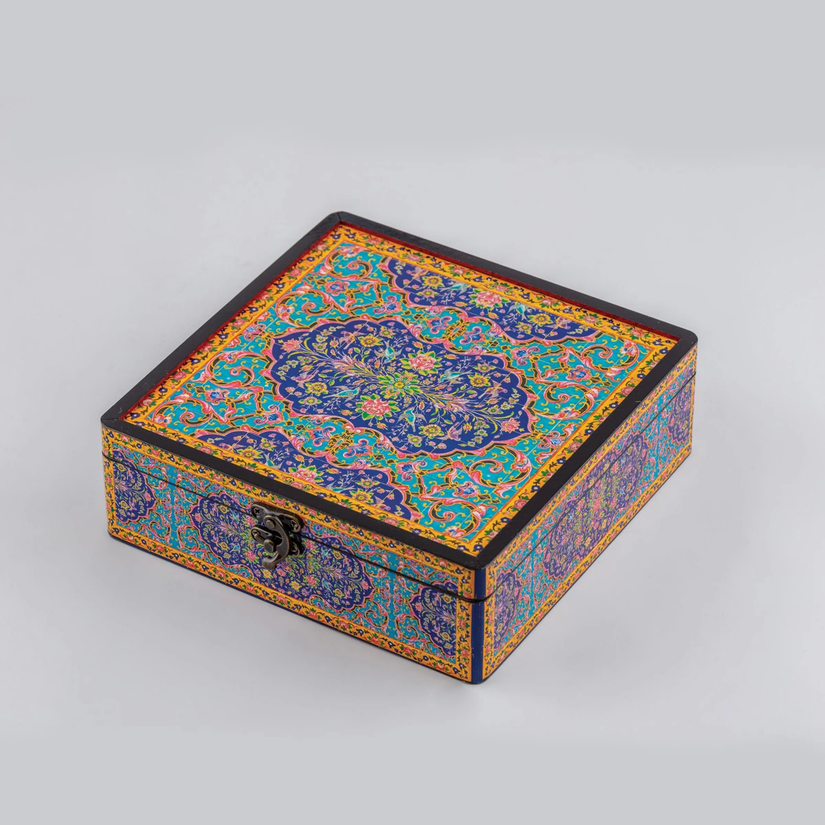 جعبه کادویی طرح کاشی مسجد سید آنتیک