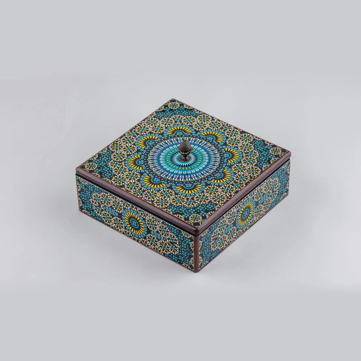 جعبه کادویی دکوپاژ گز خوری آنتیک