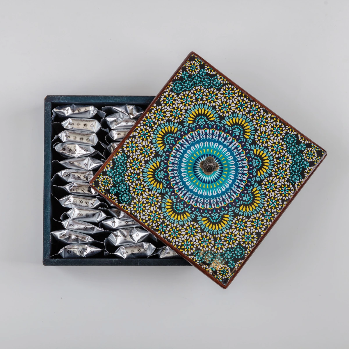 جعبه کادویی دکوپاز گز خوری آنتیک