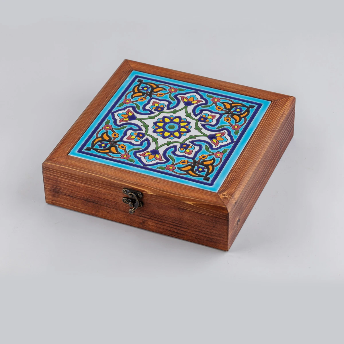 جعبه کادویی کاشی  آنتیک(سایز بزرگ)