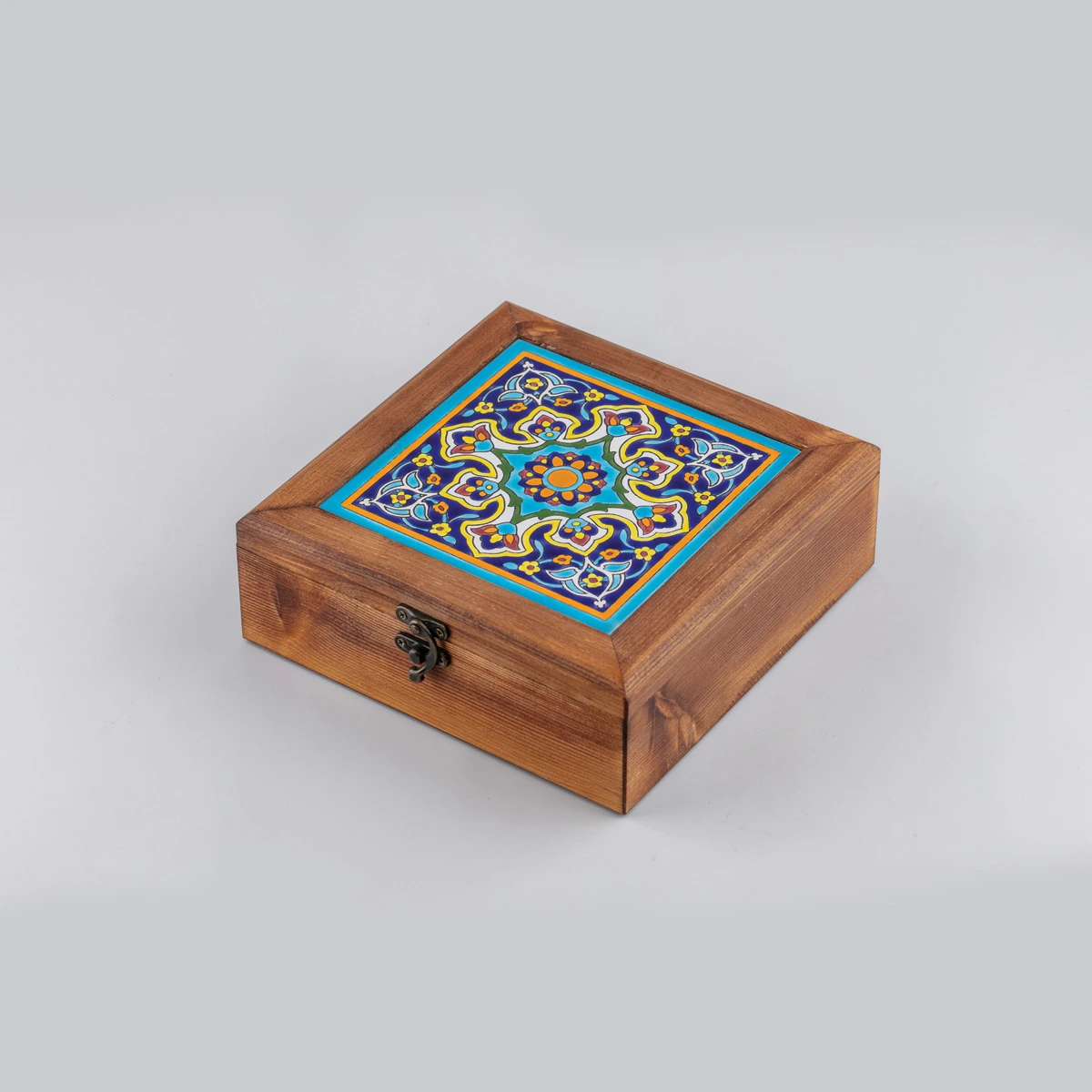 جعبه کادویی کاشی گز آنتیک(سایز کوچک)