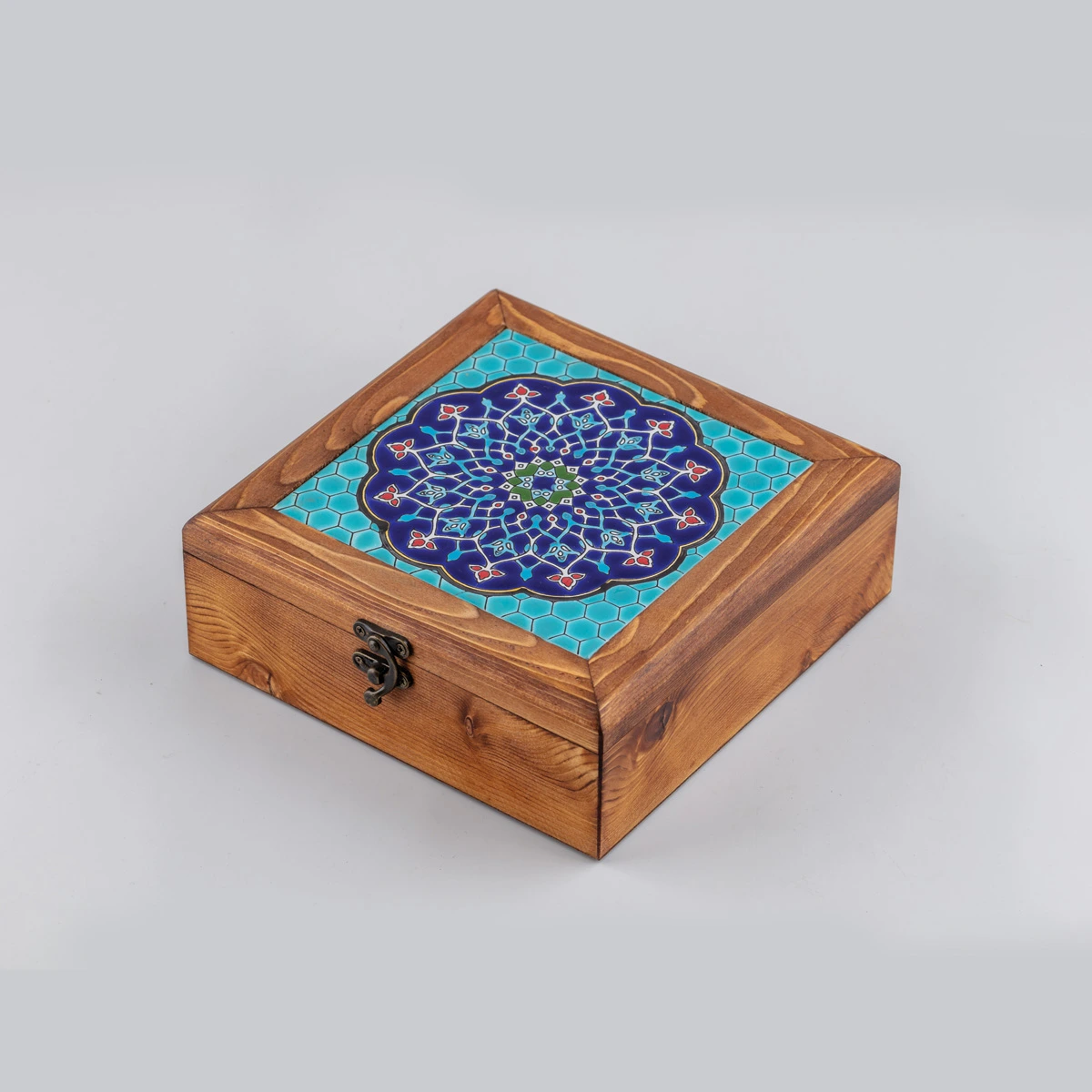 جعبه کادویی کاشی گز آنتیک (سایز کوچک)