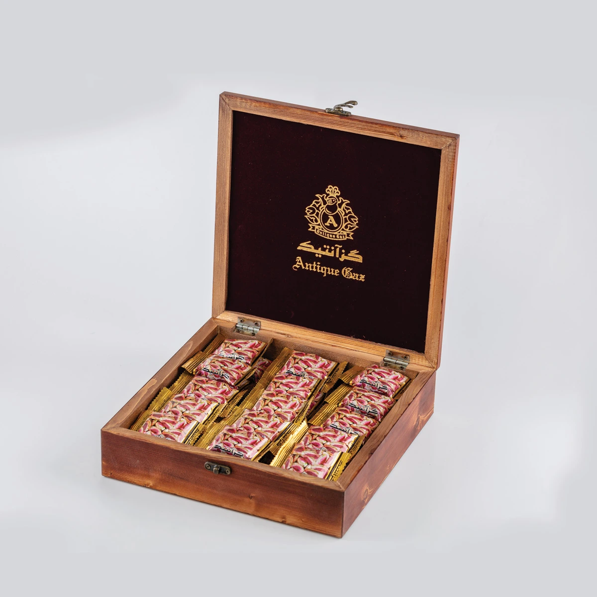 جعبه کادویی ترمه و ملیله آنتیک(سایز بزرگ)